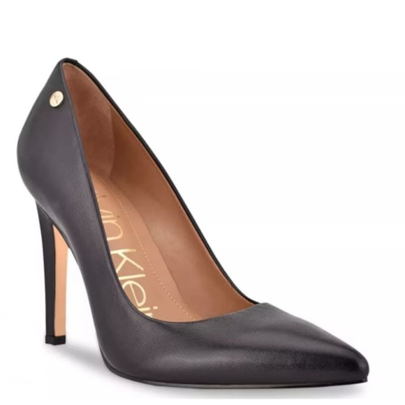 Calvin Klein Nilly Leather Pump Size 8.5 - Picture 1 of 7